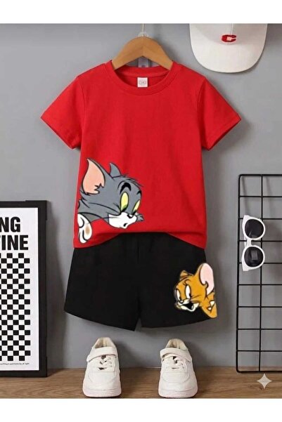 Nice Clothes Summer Children's T-Shirt Shorts Unisex (Tom and Jery)