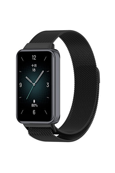 Techsuit Λουράκι για Honor Watch, Techsuit, Ατσάλινο, Μαύρο