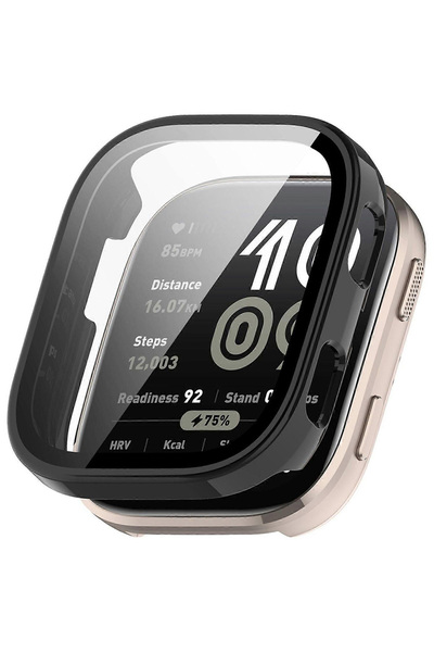 Techsuit Προστασία για ρολόι Amazfit, Techsuit, Πλαστικό, Μαύρο