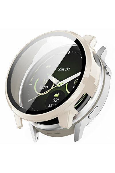 Techsuit Προστασία για ρολόι Garmin 41 χιλ., Techsuit, Πλαστικό, Μπεζ