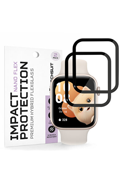 Techsuit Φύλλο προστασίας για Honor Watch, Techsuit, Πλαστικό, Μαύρο