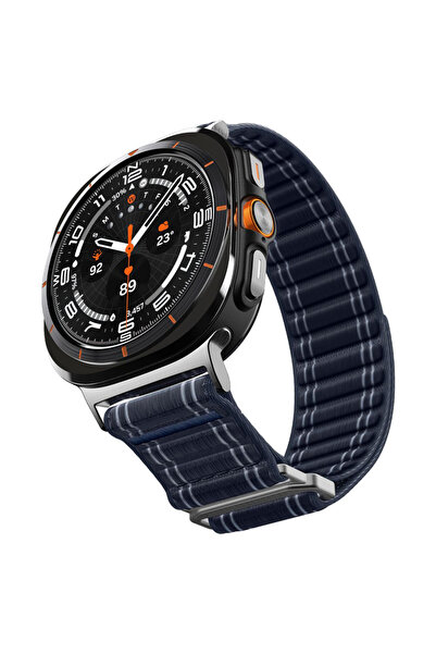 Spigen Λουράκι για Galaxy Watch 7 Ultra, Spigen, Σιλικόνης, Σκούρο Μπλε