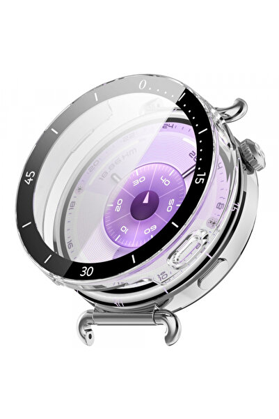 Techsuit Defense360 Pro Bezel Case for Huawei Watch GT 6 41mm, Transparent