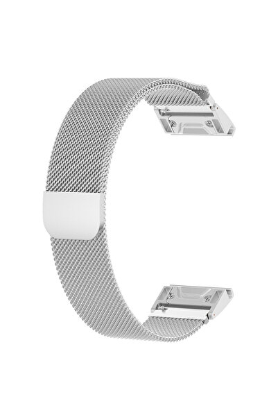 Techsuit Strap for Garmin Watch, Techsuit, Steel, Silver
