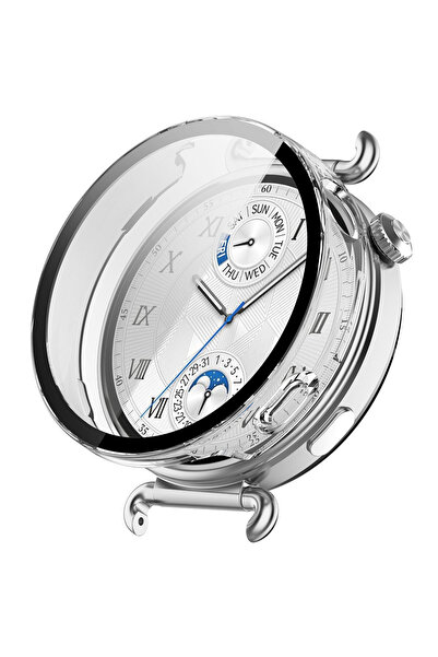 Techsuit Protectie pentru Huawei Watch 41 mm, Techsuit, Plastic, Transparent