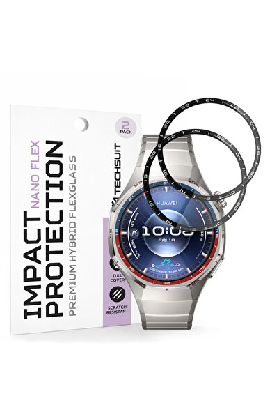 Techsuit Θήκη Huawei Watch, Techsuit, Πλαστικό, Μαύρο