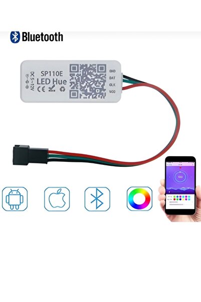 zerzembe SP110E Pixel ARGB LED Kontrol Cihazı Adreslenebilir Şerit Kontrolcüsü