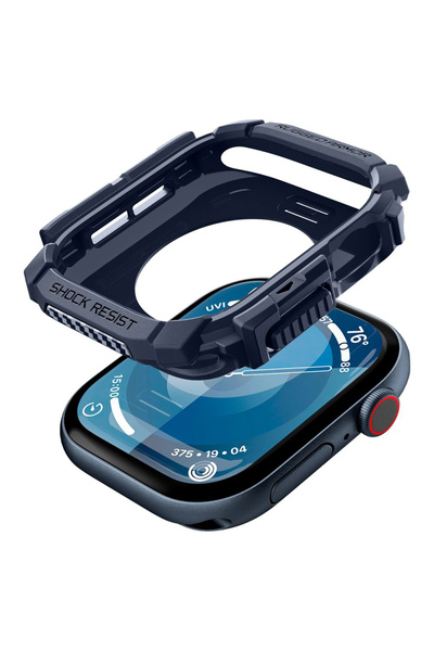 Spigen Προστατευτικό για Apple Watch 46 mm, Spigen, Σιλικόνης, Σκούρο Μπλε