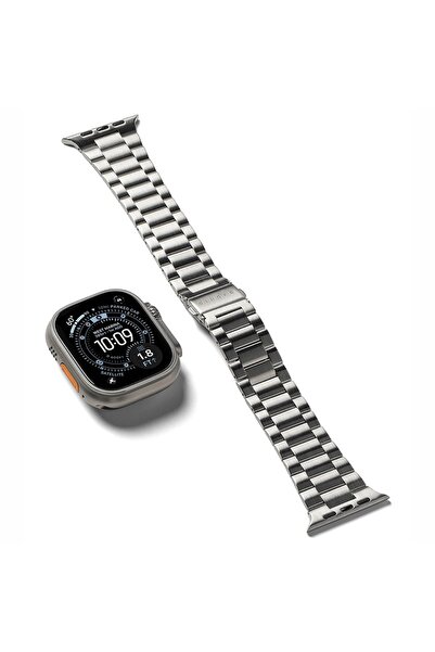 Ringke Λουράκι για Apple Watch Ultra, Ringke, Ατσάλινο, Ασημί