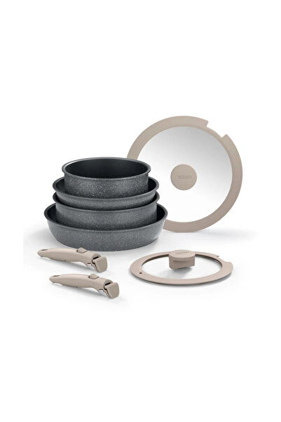 MONİX Σετ μαγειρικών σκευών Pietra, αλουμινίου, αντικολλητικό, 8 τεμάχια