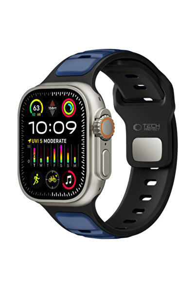 Tech-Protect Θήκη για Apple Watch, Tech-Protect, Σιλικόνης, Σκούρο Μπλε
