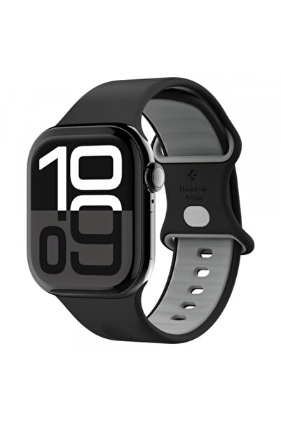 Spigen Λουράκι για Apple Watch, Spigen, Σιλικόνης, Μαύρο