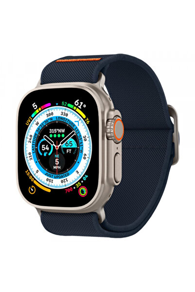 Spigen Λουράκι για Apple Watch, Spigen, Σιλικόνης, Σκούρο Μπλε