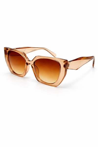 CLAREX Luna Nude Gradient Glass Unisex Sunglasses