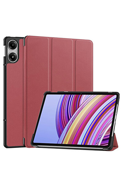 Techsuit Redmi Pad Pro tablet case, Techsuit, Clamshell Case, Red
