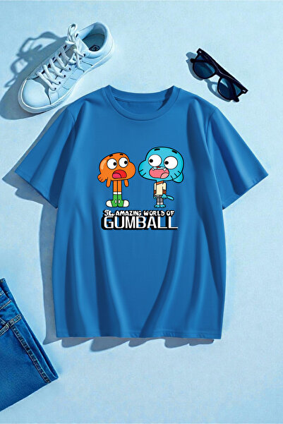 uyguntarz Unisex Gumball Baskılı T-shirt