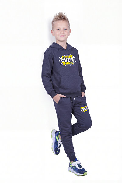 panios kids Σετ φόρμας για αγόρια με κουκούλα, τσέπη καγκουρό και λεπτομέρεια...