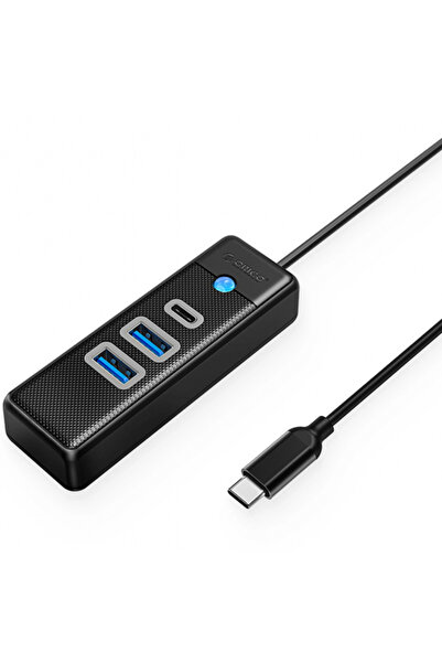 Orico Hub USB-C Pwc2u-C3, 2 x USB-A 3.0 - 1 x USB-C, Μαύρο