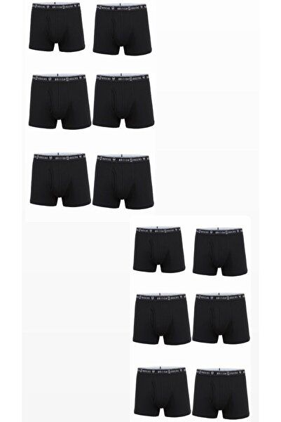 Zeta Group Ανδρικά 12 τεμάχια ελαστικά βαμβακερά οικονομικά μποξεράκια 12LIBO...