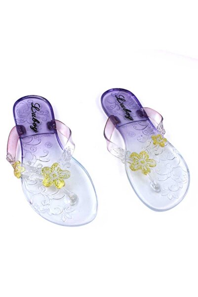 mm Papuci de dama, flip-flops din cauciuc 2136-PURPLE