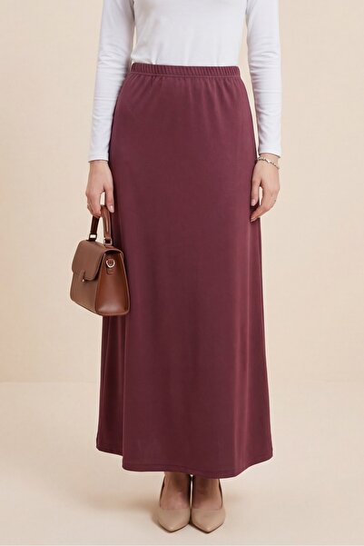 Modamorfo Fustă de bază Araboy Jupon Astar - visiniu