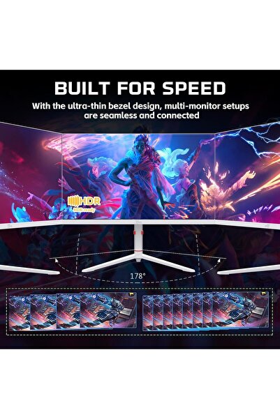 Twisted Minds TMA27FHD360IPS 27" FHD Gaming Monitor, 360Hz Fast IPS Panel, 0.5ms Response, HDR400 Ready, FreeSync, HDMI 2.1 & DP 1.4, Adjustable Stand, PS5 Compatible
