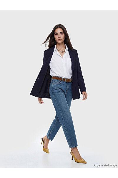 LC Waikiki Esvab • Modern & Distinctive High Waist Barrel Fit Women's Jean Pants