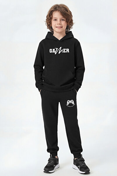 panios kids Σετ φόρμας για αγόρια με κουκούλα, τσέπη καγκουρό και λεπτομέρεια...