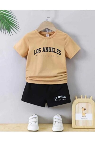 Nice Clothes Tricou și pantaloni scurți de vară pentru copii, unisex (imprime...