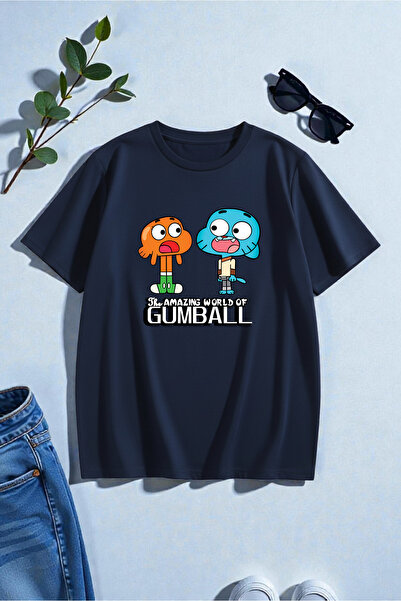 uyguntarz Tricou unisex cu imprimeu Gumball