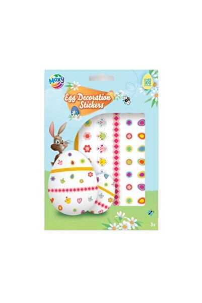 Moxy Σετ Αυτοκόλλητων Διακόσμησης Πασχαλινών Αυγών με Λαγουδάκι - Μοντέλο 1