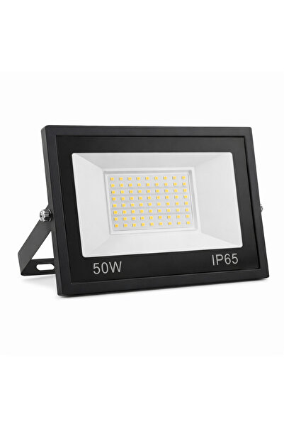 INTERLED 50W Slim LED Projektör IP65 Su Geçirmez Dış Mekan Günışığı 3000K