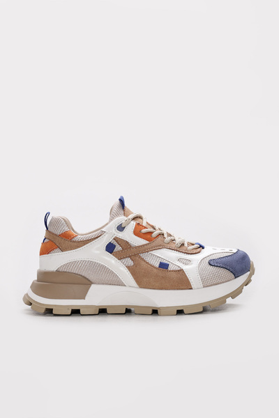 FAST STEP Γυναικεία αθλητικά παπούτσια από γνήσιο δέρμα 312ZA20135