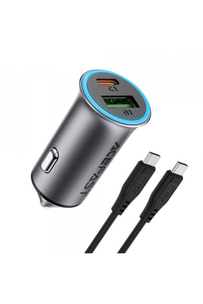 Acefast Φορτιστής αυτοκινήτου με καλώδιο USB-C B16, 95W, 3.25A ​ ​ 1 x USB-A ...