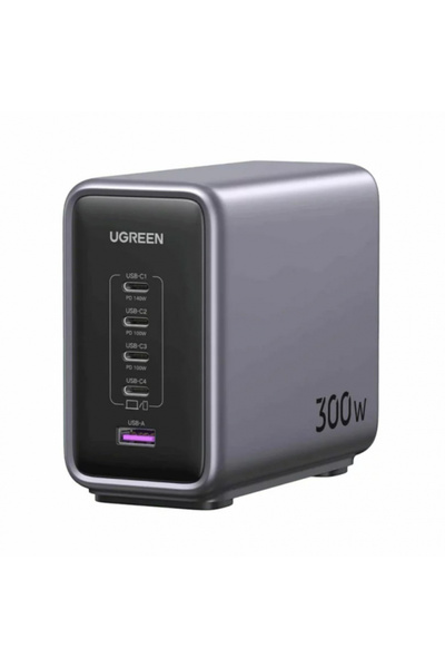 OEM UGREEN Cd333 Σταθμός Φόρτισης Nexode, 300W, 5A, 1 X USB-A - 4 X USB-C, Γκρι