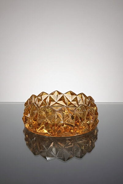 İpek Porselen Γυάλινο τασάκι 10 εκ. σε χρώμα μελί – Μοντέρνο και διακοσμητικό...