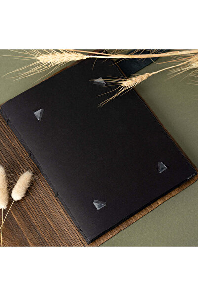 I WOOD BE Album foto tradițional + Colțare decorative și pix alb, Personalizat, Nuntă/ 144 fotografii/ A5