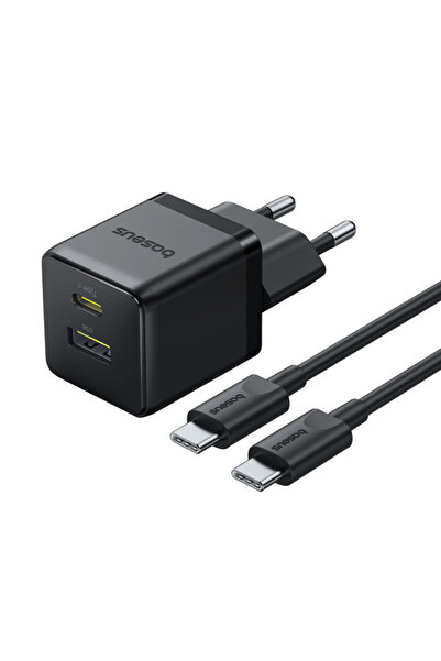 Baseus - Wall Charger Palm (P1011160a113-01) - USB-C Cable Included, Fast Cha...