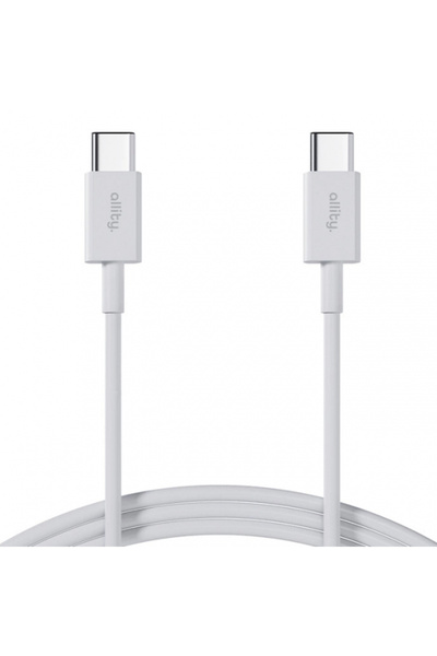 OEM Καλώδιο Δεδομένων και Φόρτισης USB-C - USB-C Allity. Auc-03, 100W, 1m, Λευκό