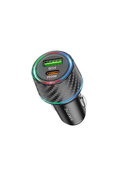 OEM Borofone - Φορτιστής Αυτοκινήτου Brilliant (Bz21) - USB, USB-C, Γρήγορη Φ...