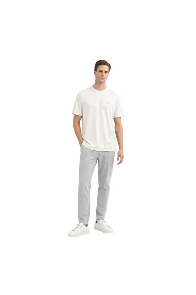 Cazador 44105 Tricou modal pentru bărbați cu gât crew