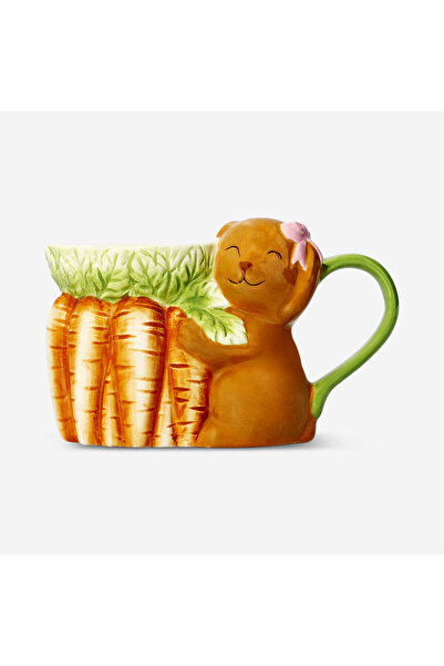 Flying Tiger Copenhagen Havuç Tutan Tavşan Seramik Kupa