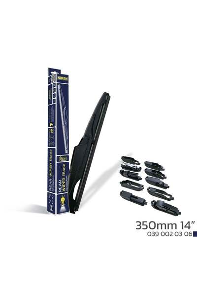 Niken 14 inc 10 Aparatlı Arka Silecek Süpürgesi 350 mm
