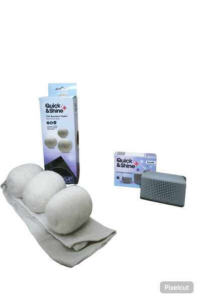 Quick&Shine Yün Kurutma Topu ve Kurutma Makinesi Kokusu: Doğal Yumuşaklık ve ...