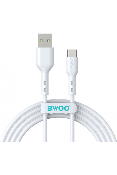 OEM Cablu Date si Incarcare USB-C - USB-C BWOO X172c, 60W, 1m, Alb