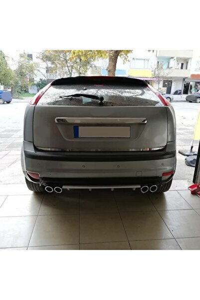 OTO H.İ.T. FORD FOCUS 2 HATCHBACK UYUMLU BODY KİT DİFÜZÖR 4 ÇIKIŞ YUVARLAK GR...