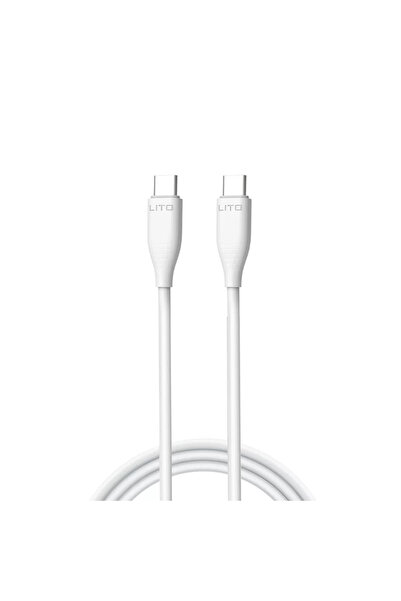Lito Καλώδιο Δεδομένων Υγρής Σιλικόνης (Ld03) - USB-C σε USB-C, Γρήγορη Φόρτι...