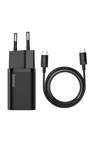 Baseus - Wall Charger Super si (Tzccsup-L01) - USB-C Cable Included, USB-C, P...