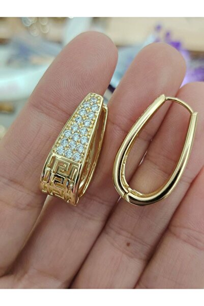 OEM Επιχρυσωμένα σκουλαρίκια