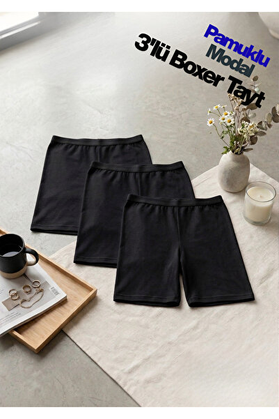 Loule Γυναικείο Σετ 3 τεμαχίων Modal & Βαμβακερό Κολάν Μπόξερ - Μαλακή Υφή & ...